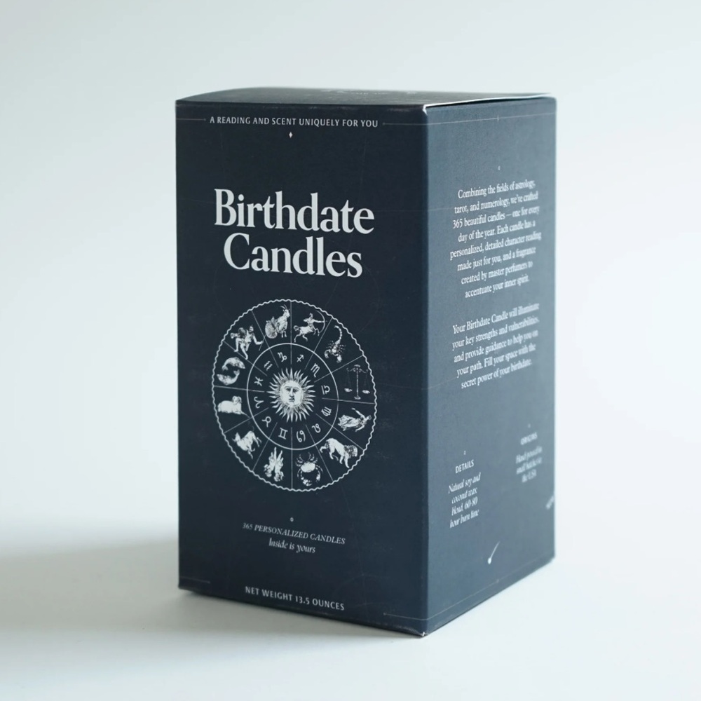 Birthdate Candles October 1st Candle